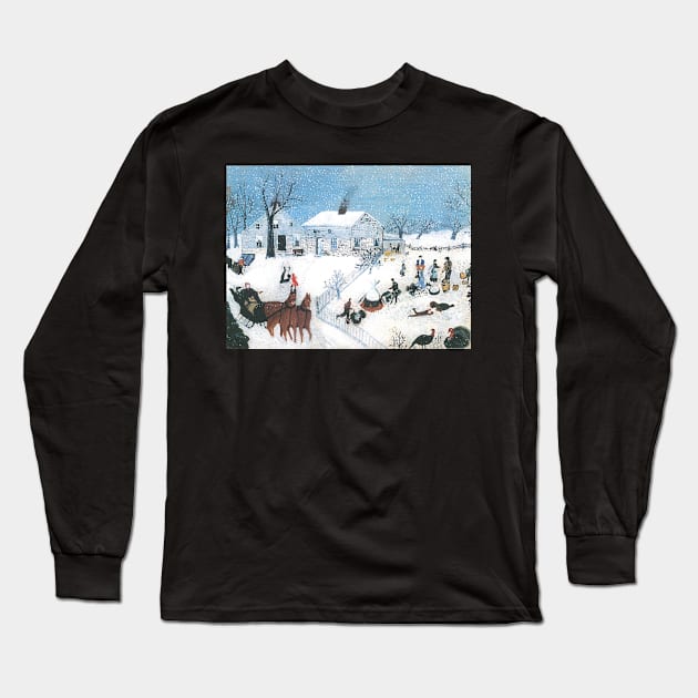 grandma moses Long Sleeve T-Shirt by QualityArtFirst